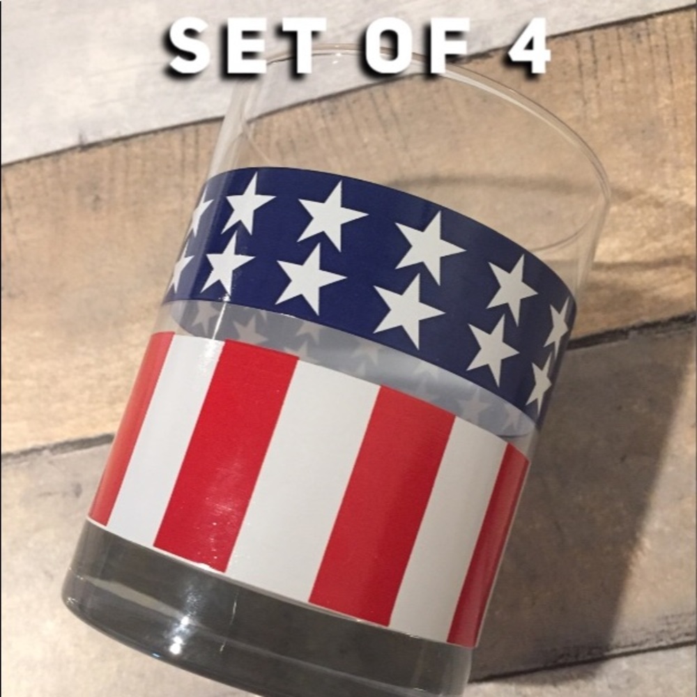 American Flag Drinking Glasses USA | New